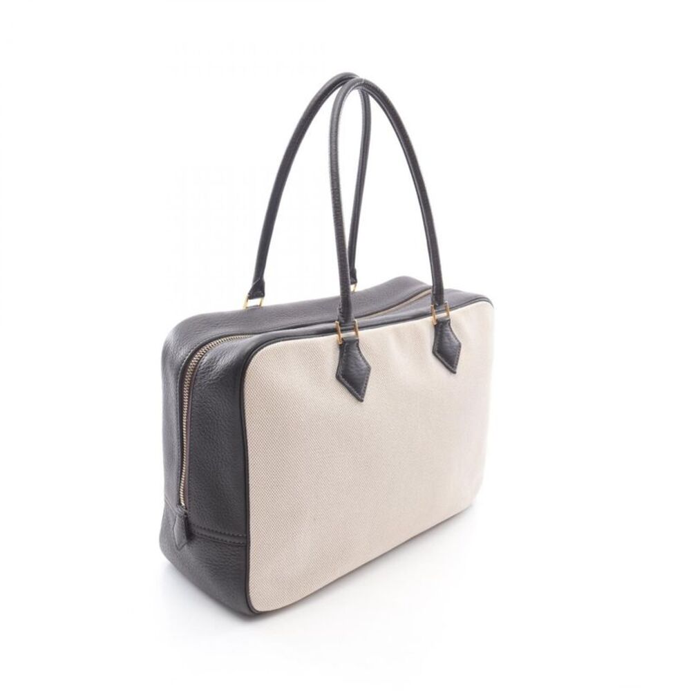 Hermes Plume 32 Ecru Ebene Handbag - Picture 5 of 10